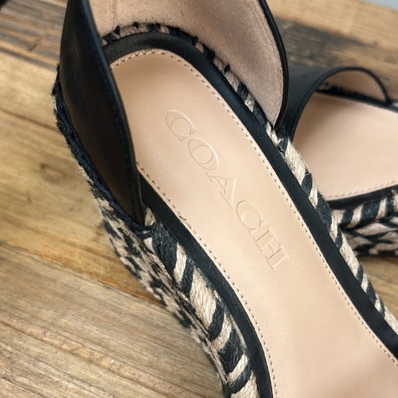 NWOT Coach Leather Espadrilles - Picture 4 of 7